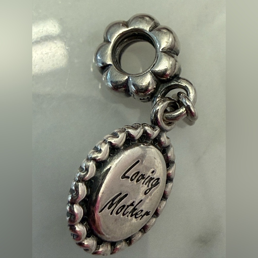 Pandora Loving Mother Charm 925 sterling silver. EUC. - Picture 3 of 5
